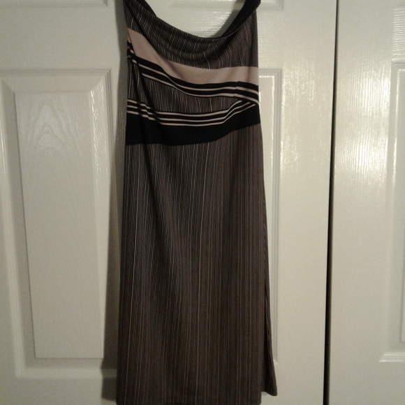 The Limited Strapless Striped Tube Dress - Picture 2 of 5